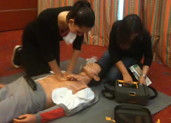 Corso sul supporto vitale di base e defibrillazione precoce