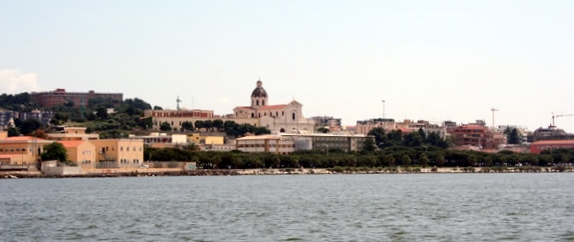 La bella zona di Su Siccu a Cagliari