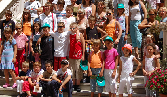 Bambini bielorussi in visita al Municipio - Cagliari