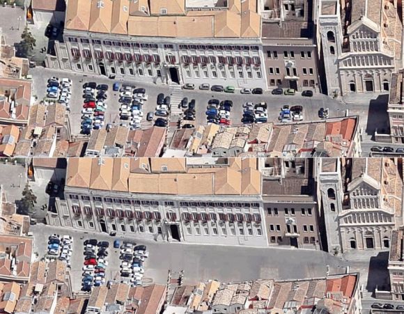 Piazza Palazzo - prima e dopo