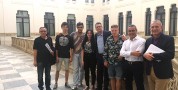 Quattro giovani del progetto G.O.L.I.A. in visita al Comune di Cagliari