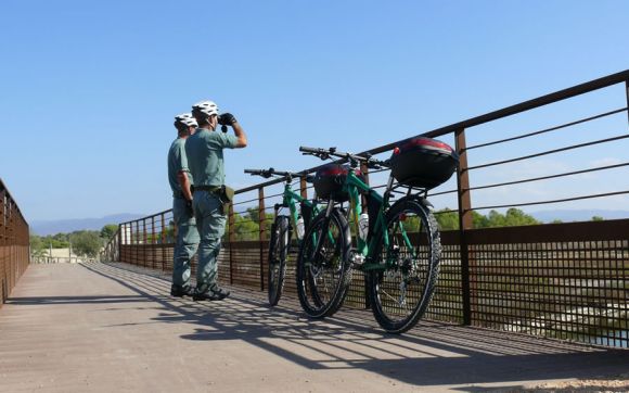 Corpo Forestale: attività di controllo e vigilanza al Parco di Molentargius in bicicletta