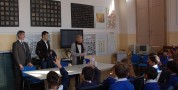 Il sindaco Massimo Zedda incontra le bambine e i bambini della Scuola primaria Santa Caterina