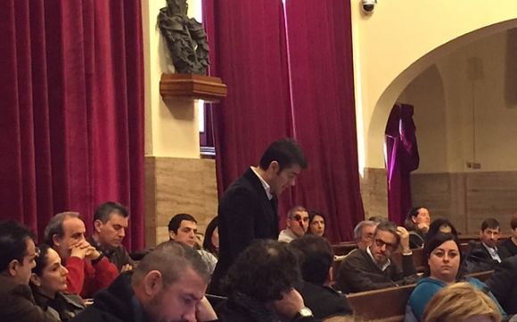 L'intervento del sindaco di Cagliari Massimo Zedda