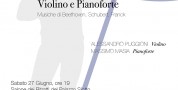 Soberanus. Musica da camera con Alessandro Puggioni al violino e Massimo Masia al pianoforte