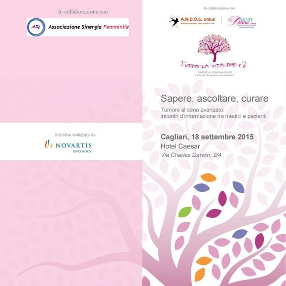 "Tutta la vita che c'è" A Cagliari la campagna che dà voce alle donne con tumore al seno avanzato