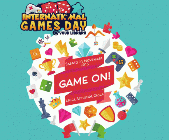 MEM. Serata ludica aperta a tutti, adulti e ragazzi "International Games Day @ your Library"