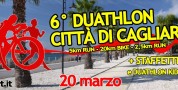 Domenica 20 marzo si disputerà a Cagliari la sesta edizione del “Duathlon Città di Cagliari”