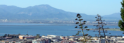 Panorama sulla Laguna di Santa Gilla