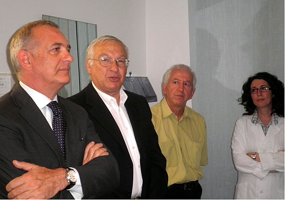 A sinistra Luigi Minerba - assessore Politiche Sociali e Salute Comune di Cagliari