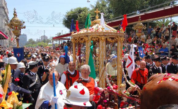 Festa di Sant'Efisio a Cagliari - il cocchio